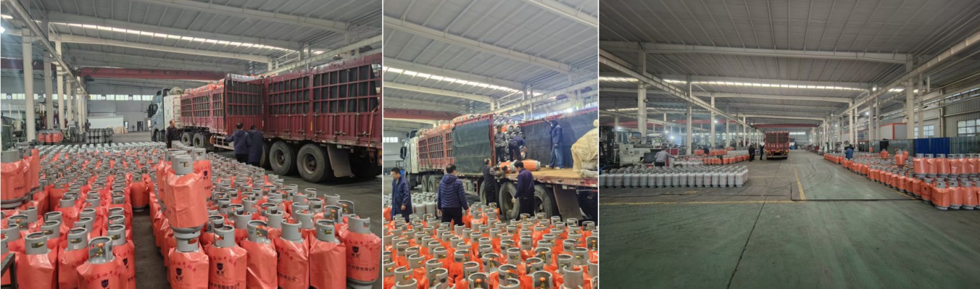 LPG Cylinders Ready for Shipment