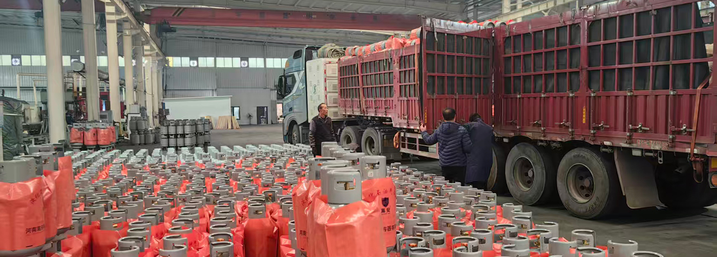 LPG Cylinders Ready for Shipment