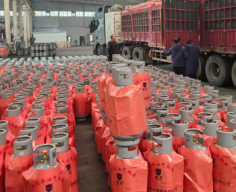 LPG Cylinders Ready for Shipment