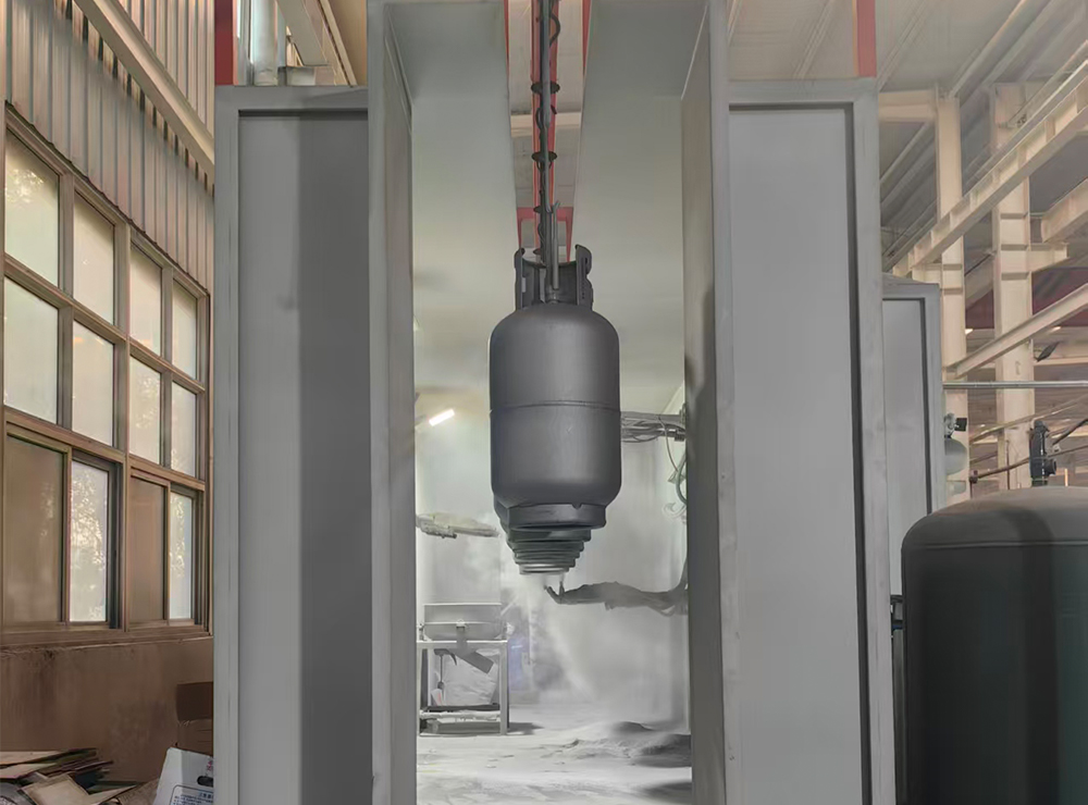 LPG Cylinder Electrostatic Powder Coating Line