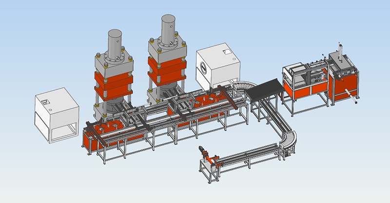 LPG Cylinder Disc Stretching and Forming Line
