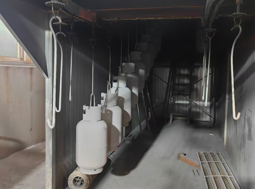 LPG Cylinder Electrostatic Powder Coating Line